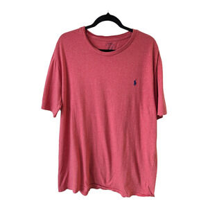 Polo Ralph Lauren Mens Size Large Crew Neck Tee T-Shirt Red Pony Short Sleeves